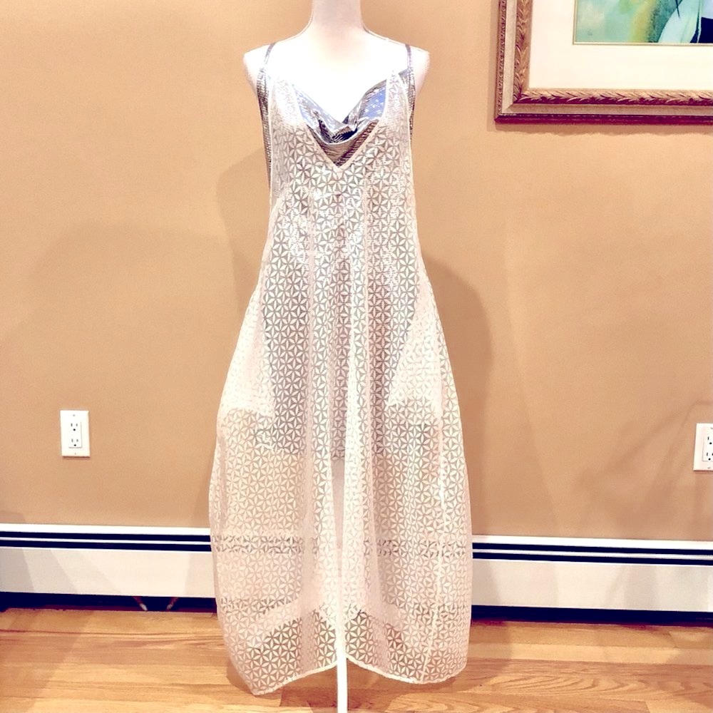 🆕 Sheer Balloon Maxi/Midi Dress💥